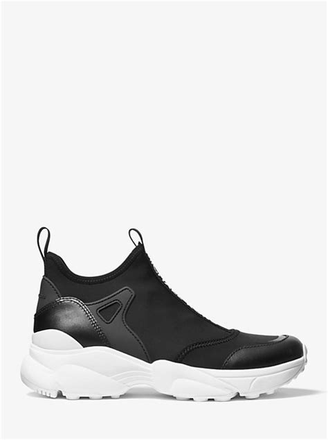 michael kors willow slip on sneakers|Willow Scuba and Leather Slip.